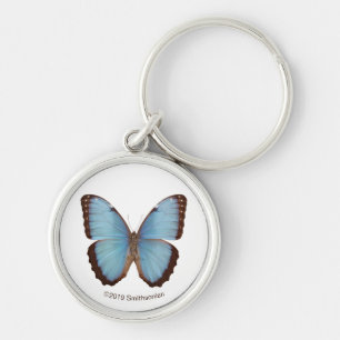 Blue Morpho Butterfly Sleutelhanger