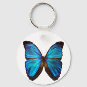 Blue Morpho Butterfly Sleutelhanger (Voorkant)