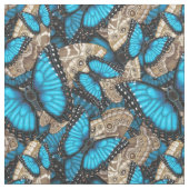 Blue Morpho Butterfly Stof (Close Up)