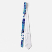 Blue Morpho Butterfly Stropdas (Achterkant)