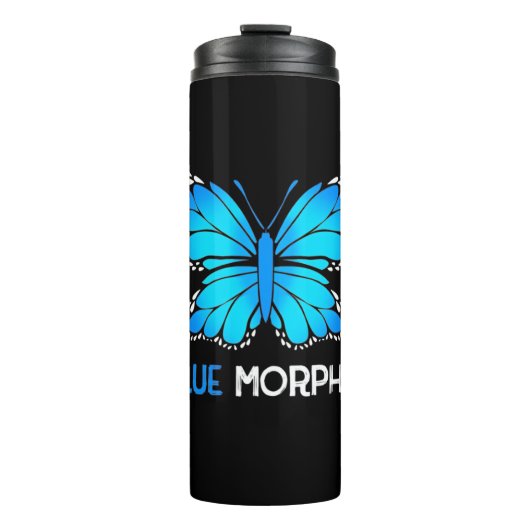 Blue Morpho Butterfly Thermosbeker (Voorkant)