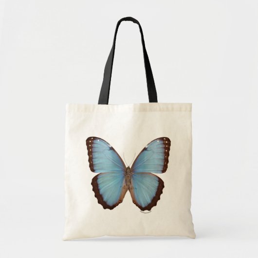 Blue Morpho Butterfly Tote Bag (Voorkant)