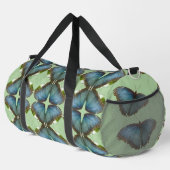 Blue Morpho Butterfly Wing Pattern Duffle Bag Plunjezak (Rechterhoek)