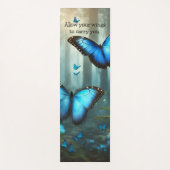 Blue Morpho Butterfly Yogamat (Voorkant)