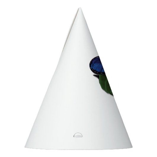 Blue Morpho Heart Butterfly Feesthoedjes (Links)