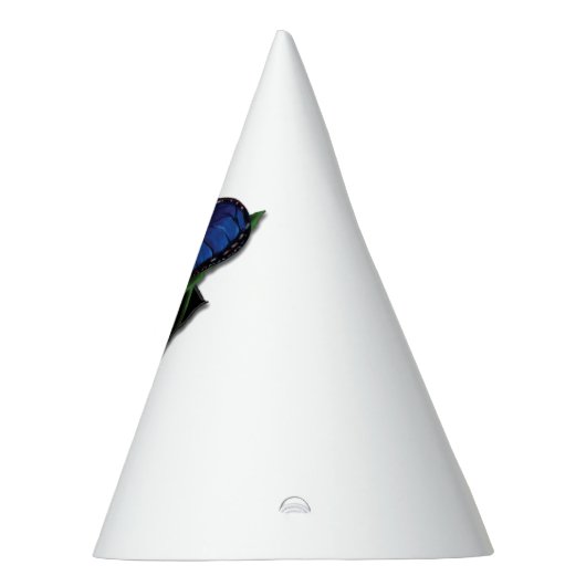 Blue Morpho Heart Butterfly Feesthoedjes (Rechts)