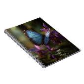 Blue Morpho Iris Notitieboek (Rechterzijde)