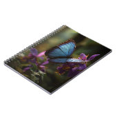 Blue Morpho Iris Notitieboek (Linkerzijde)