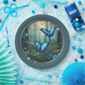 Blue Morpho Paper Bord (Feest)