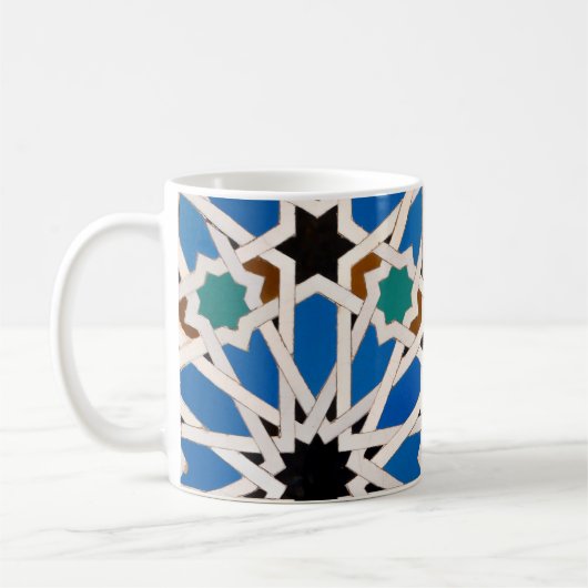 Blue Morrocan Mosaic Mok (Links)