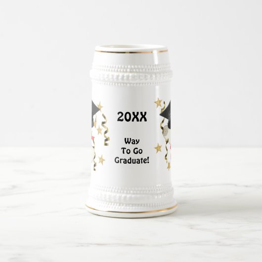 Blue Mortar en Diploma Afstuderen Bierpul (Center)