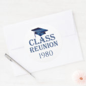 Blue Mortar pet, klasse reünie elk jaar Sticker (Envelop)