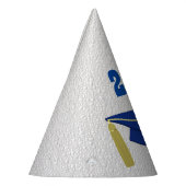 Blue Mortarboard Graduation Party Pet Feesthoedjes (Links)