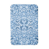 Blue Mosaic Bath Mat (Voorkant Verticaal)