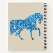 Blue Mosaic Horse Notitieboek (Achterkant)