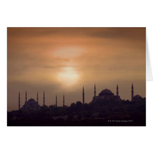 Blue Mosque en Hagia Sophia Turkey, Istanbul (Voorkant Horizontaal)