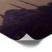 Blue Mosque en Hagia Sophia Turkey, Istanbul Poster (Hoek)