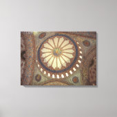 Blue Mosque Interior Istanbul, Canvas, Turkije Canvas Afdruk (Voorkant)