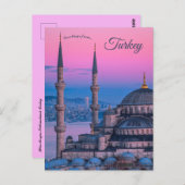 Blue Mosque Sultanahmet Turkey Briefkaart (Voorkant / Achterkant)