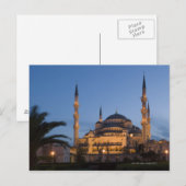 Blue Mosque, Sultanhamet Area, Istanbul, Turkije Briefkaart (Voorkant / Achterkant)