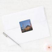 Blue Mosque, Sultanhamet Area, Istanbul, Turkije Vierkante Sticker (Envelop)