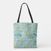Blue Motion Monogram Tote Bag (Achterkant)