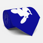 Blue Motocross Whip Stropdas (Opgerold)