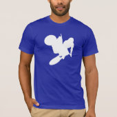 Blue Motocross Whip T-shirt (Voorkant)