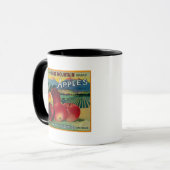 Blue Mountain Apple Crate LabelCove, OF Mok (Voorkant links)