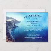 Blue Mountain Beach Celebration of Life Kaart (Voorkant)