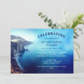 Blue Mountain Beach Celebration of Life Kaart (Staand voorkant)