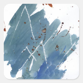 Blue Mountain-bereik Vierkante Sticker