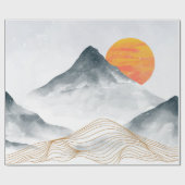 Blue Mountain Cadeaupapier (Vlak)