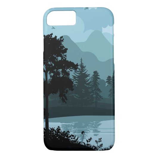 Blue Mountain Case-Mate iPhone Case (Achterkant)