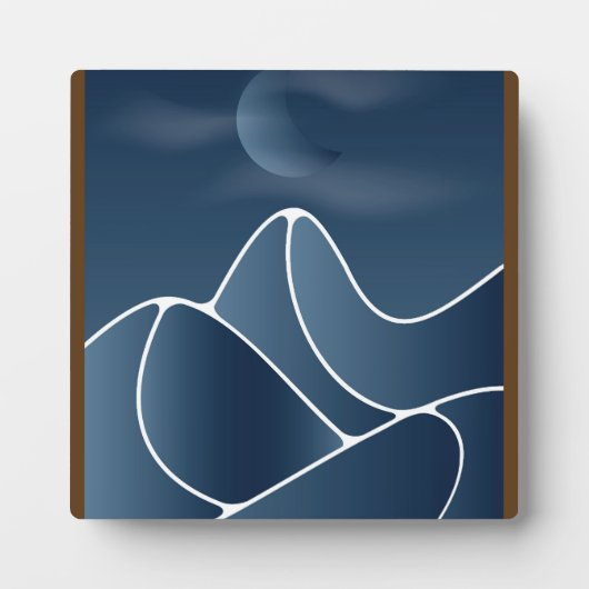Blue Mountain Fotoplaat (Voorkant)