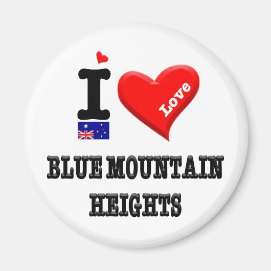 BLUE MOUNTAIN HEIGHTS - I Love Magneet (Voorkant)