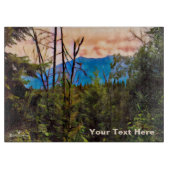 Blue Mountain Idaho Snijplank (Voorkant)