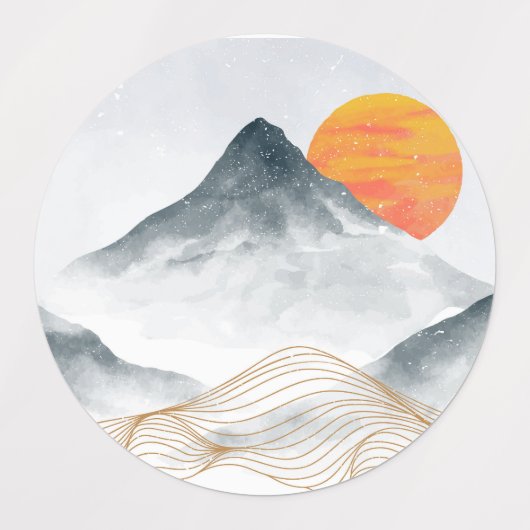 Blue Mountain Labels (Design 1)