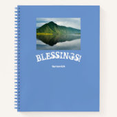 Blue Mountain Lake Blessings Notitieboek (Voorkant)