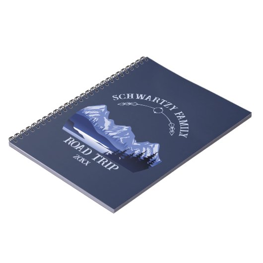  Blue Mountain Lake zonsondergang Notitieboek (Linkerzijde)