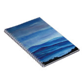 Blue Mountain Landscape Foto Notitieboek (Rechterzijde)