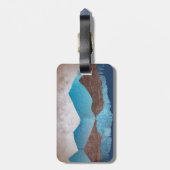 Blue Mountain Peaks Bagagelabel (Achterkant verticaal)