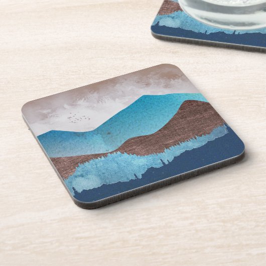 Blue Mountain Peaks Bier Onderzetter (Linkerzijde)