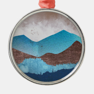 Blue Mountain Peaks Metalen Ornament