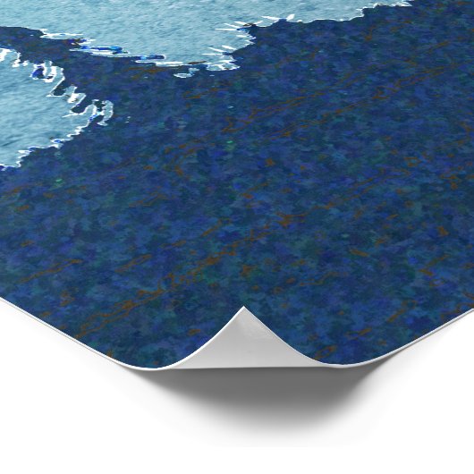 Blue Mountain Peaks Poster (Hoek)