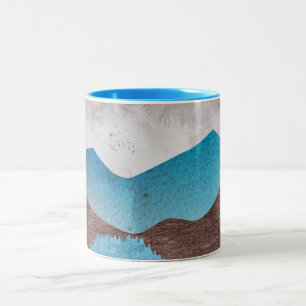 Blue Mountain Peaks Tweekleurige Koffiemok