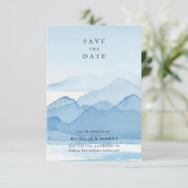 Blue Mountain Range bewaart de datum Kaart (Staand voorkant)