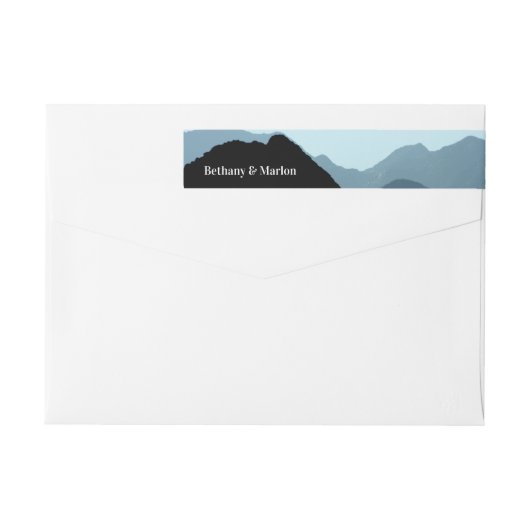 Blue Mountain Range, Rustic Wedding (Achterkant)