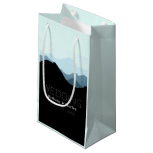 Blue Mountain Range, Rustic Wedding Klein Cadeauzakje