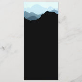 Blue Mountain Range, Rustic Wedding Menu (Achterkant)